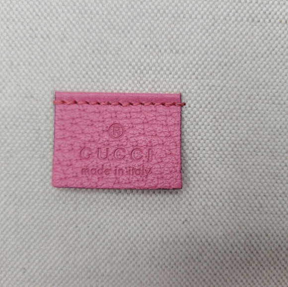 Gucci Montecarlo Pink Floral Shopper Tote Printed Coated Cotton - Picture 7 of 11